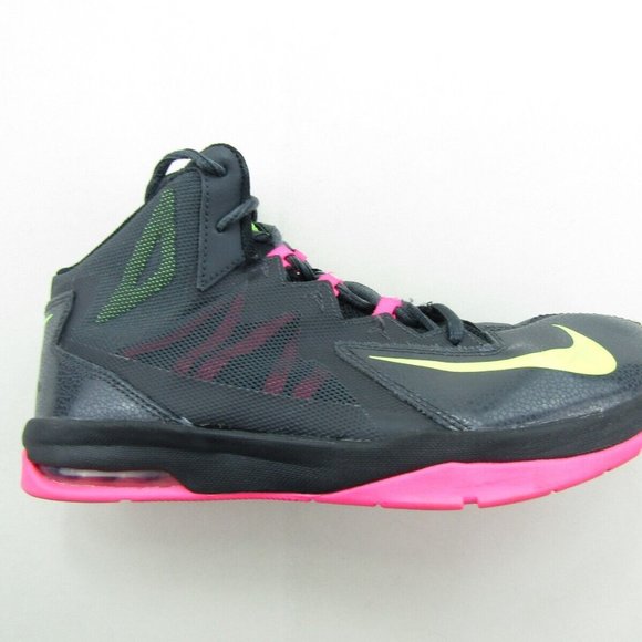 Nike Air Max Stutter Step 2 Shoes Youth 6.5Y 653754-002 Black Pink Yellow - Picture 7 of 7